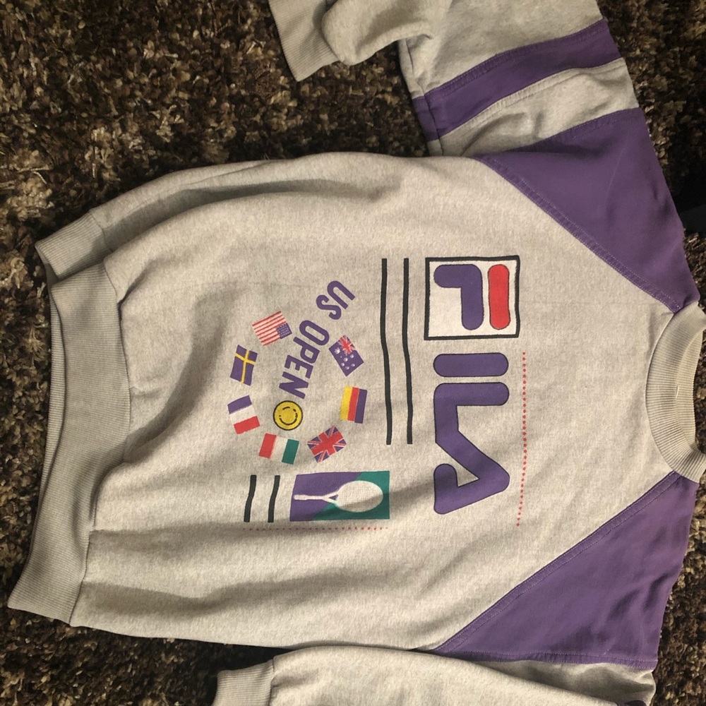 Vintage fila crewneck